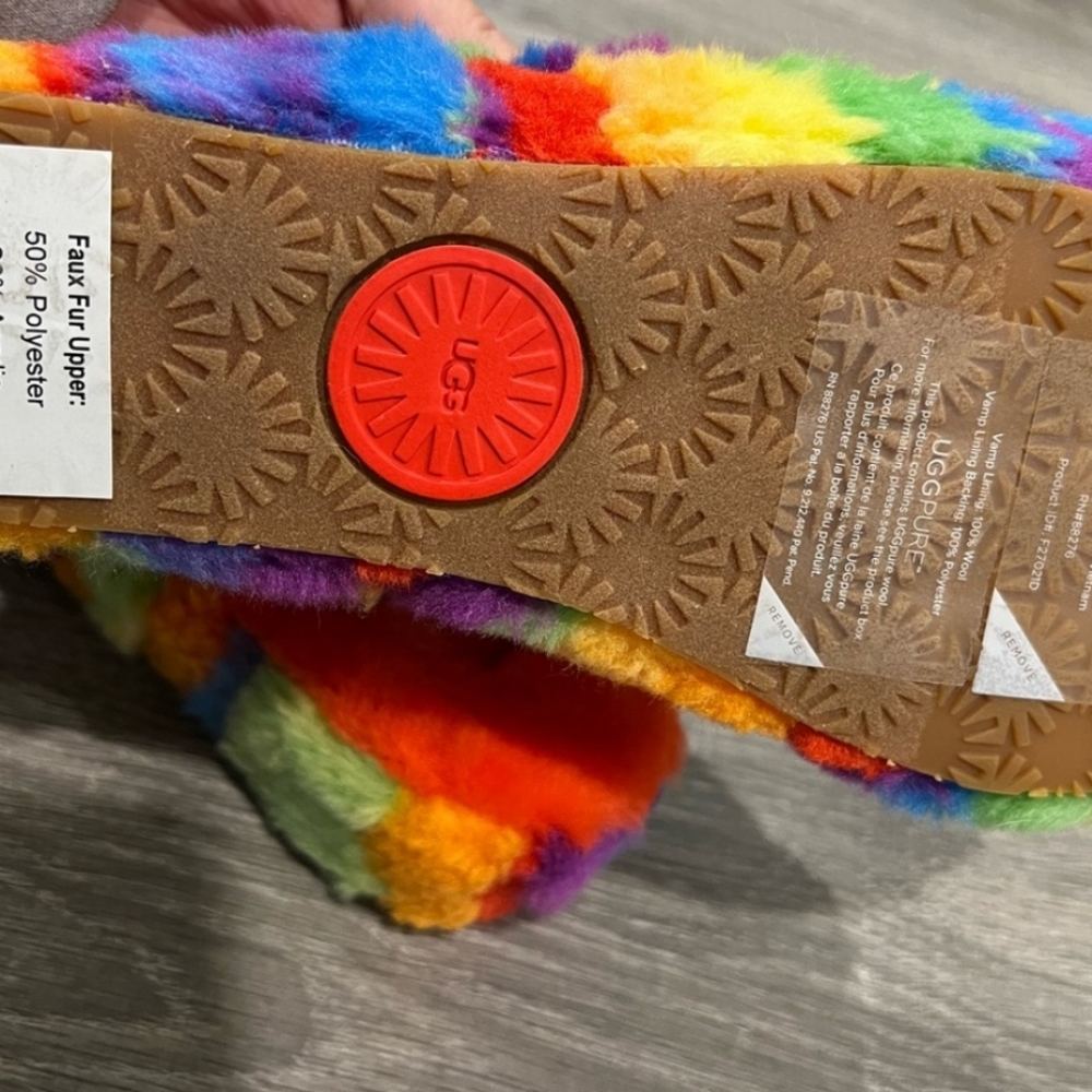 Ugg Fluff Yeah Slide Cali Collage slides sizes 7 and 8 - Picture 5 of 10